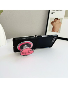 Cover Galaxy Z Flip3 5G Pelle Sintetica Rosa Rose | Melacompro 2