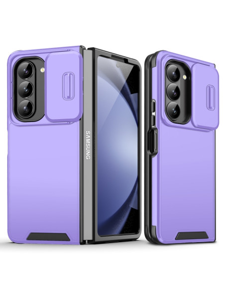 Cover Galaxy Z Fold5 TPU PC Nero Viola | Melacompro