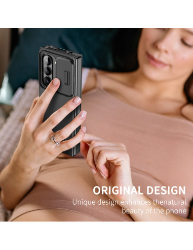 Cover Galaxy Z Fold5 TPU PC Nero Viola | Melacompro