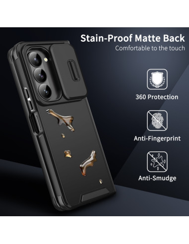 Cover Galaxy Z Fold5 TPU PC Nero Rosso | Melacompro