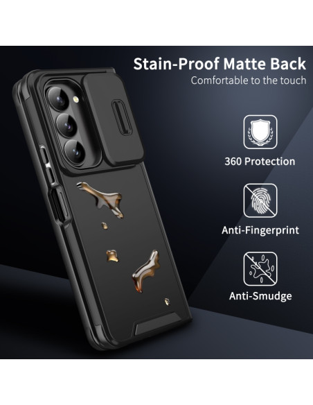 Cover Galaxy Z Fold5 TPU PC Nero Rosso | Melacompro