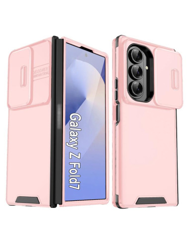 Cover Galaxy Z Flip7 TPU PC Nero Rosa | Melacompro