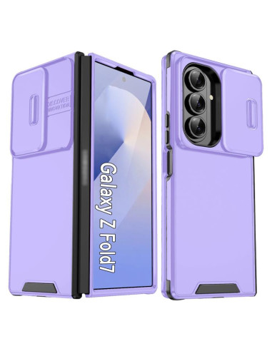Cover Galaxy Z Flip7 TPU PC Nero Viola | Melacompro