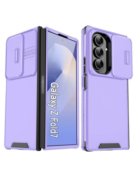 Cover Galaxy Z Flip7 TPU PC Nero Viola | Melacompro