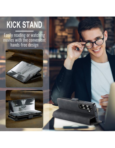 Cover Galaxy Z Fold7 Pelle Marrone Nero | Melacompro