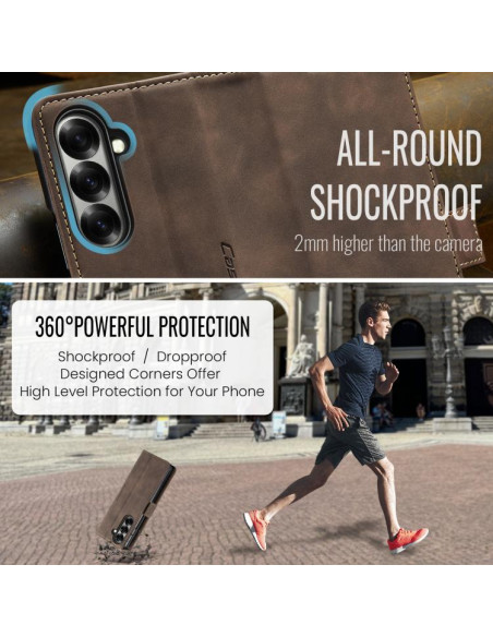 Cover Galaxy Z Fold7 Pelle Marrone Coffee | Melacompro