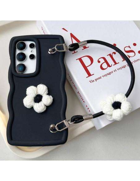 Cover Galaxy S25 Ultra 5G TPU Rosa Nero | Melacompro