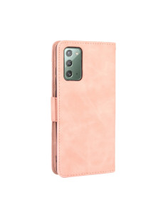 Cover Galaxy S20 FE Portafoglio Pelle Rosa | Melacompro 2