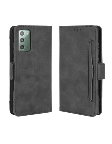 Cover Galaxy S20 FE Portafoglio Pelle Nero | Melacompro