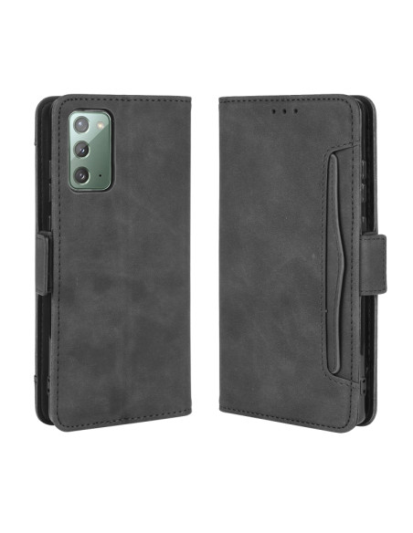 Cover Galaxy S20 FE Portafoglio Pelle Nero | Melacompro