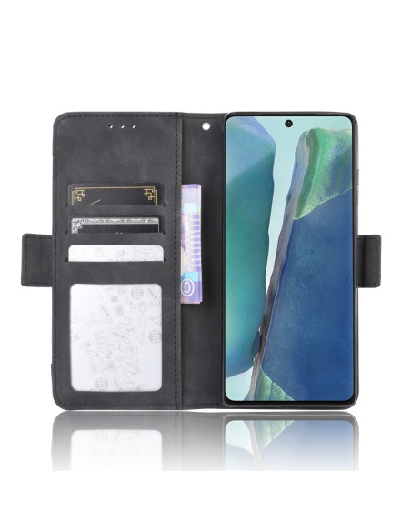 Cover Galaxy S20 FE Portafoglio Pelle Nero | Melacompro