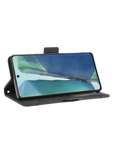 Cover Galaxy S20 FE Portafoglio Pelle Nero | Melacompro