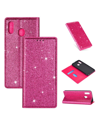 Cover Galaxy A20e Pelle PU Glitterata | Melacompro