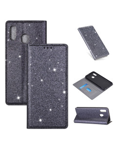 Cover Galaxy A40 Pelle Glitterato con Magnetico