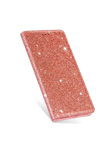 Cover Galaxy A40 Pelle Glitterato Rose Oro | Melacompro