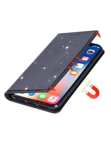 Cover Galaxy A40 Pelle Glitterato | Melacompro