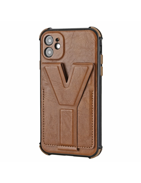 Cover iPhone 11 Antiurto Marrone | Melacompro