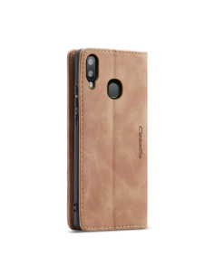 Cover Galaxy A20e Pelle Crazy Horse Marrone | Melacompro 2