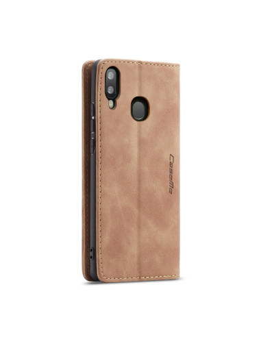 Cover Galaxy A20e Pelle Crazy Horse Marrone | Melacompro