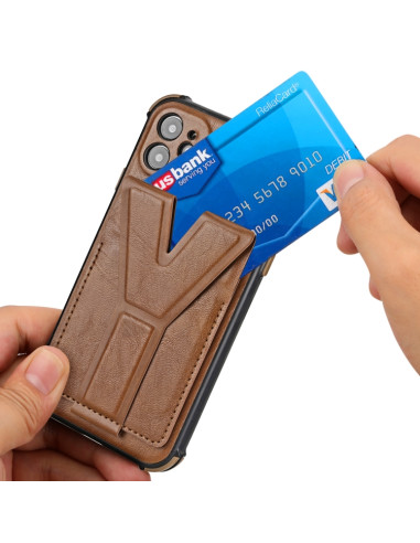 Cover iPhone 11 Antiurto Marrone | Melacompro