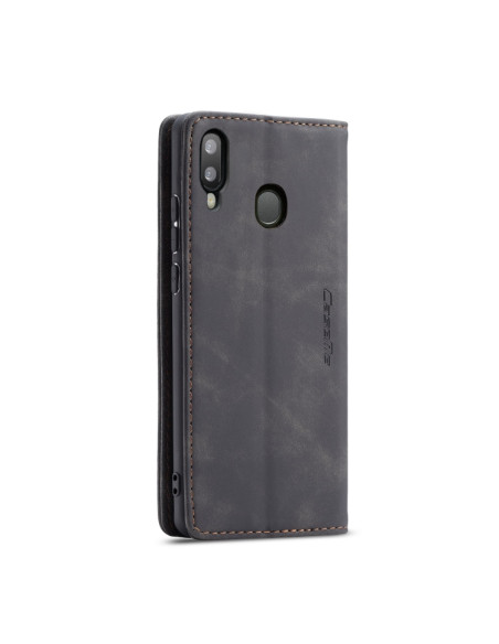 Cover Galaxy A20e Pelle Crazy Horse Nero | Melacompro