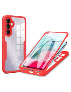 Cover Galaxy A34 5G Acrylic TPU Protezione 360° Rosso