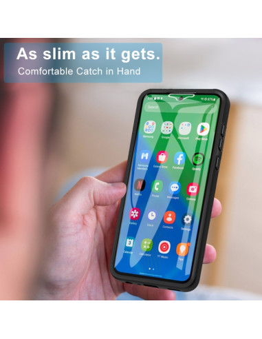 Cover Galaxy A34 5G Acrylic TPU Verde Blu | Melacompro