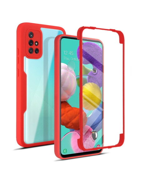 Cover Galaxy A51 4G Antiurto Verde Rosso | Melacompro