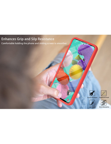 Cover Galaxy A51 4G Antiurto Verde Nero | Melacompro