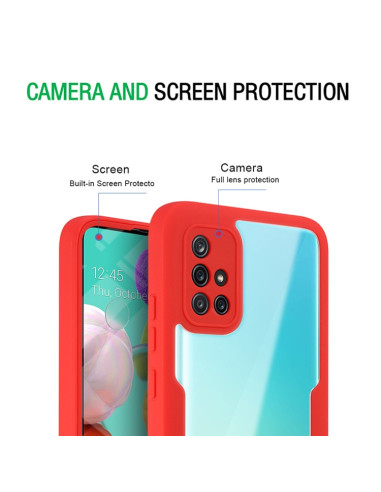 Cover Galaxy A51 4G Antiurto Verde Nero | Melacompro