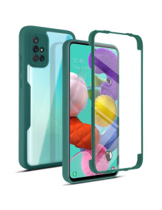 Cover Galaxy A51 4G Acrylic TPU Protezione 360° Verde