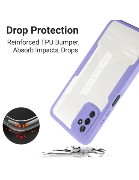 Cover Galaxy A13 5G Antiurto Verde Rosso | Melacompro