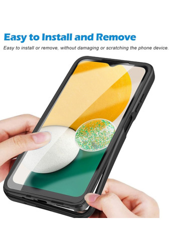 Cover Galaxy A13 5G Antiurto Verde Nero | Melacompro