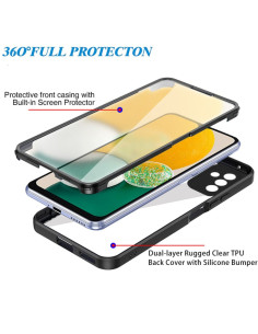 Cover Galaxy A13 5G Antiurto Verde Rosa | Melacompro 2