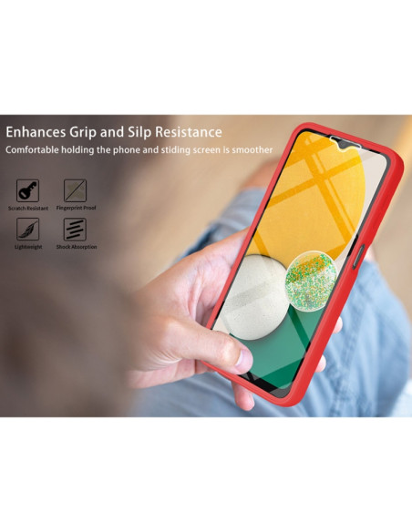 Cover Galaxy A13 5G Antiurto Verde Rosa | Melacompro