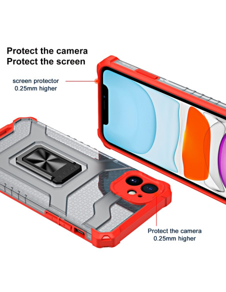 Cover iPhone 11 PC TPU Antiurto Rosso | Melacompro