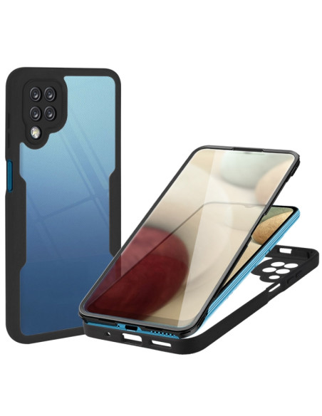 Cover Galaxy A12 Acrilico TPU Protezione Nero | Melacompro