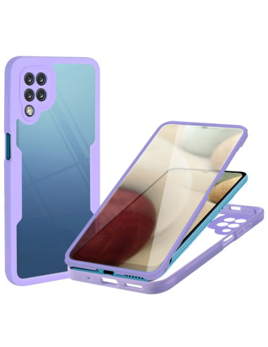 Cover Galaxy A12 Acrilico TPU Protezione Viola | Melacompro