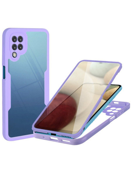 Cover Galaxy A12 Acrilico TPU Protezione Viola | Melacompro