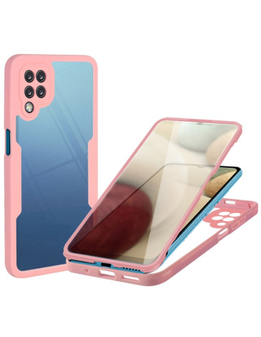 Cover Galaxy A12 Acrilico TPU Protezione Rosa | Melacompro