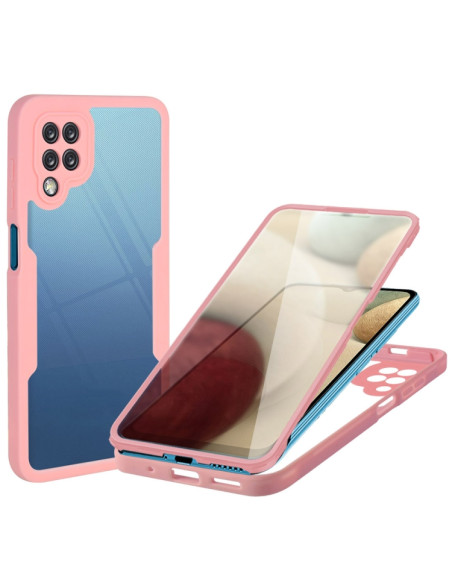 Cover Galaxy A12 Acrilico TPU Protezione Rosa | Melacompro