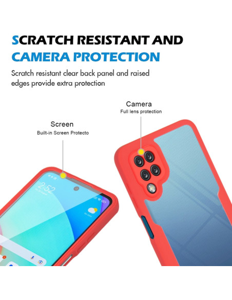 Cover Galaxy A12 Acrilico TPU Protezione Blu | Melacompro