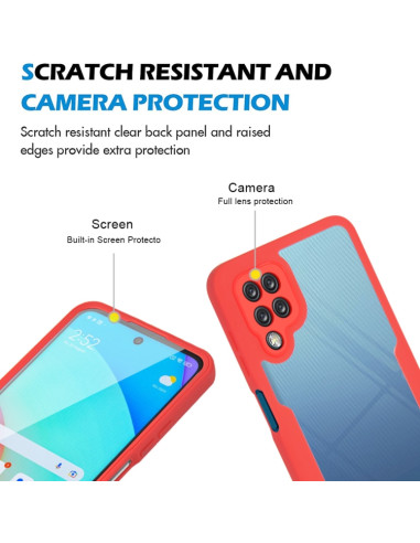 Cover Galaxy A12 Acrilico TPU Protezione Verde | Melacompro