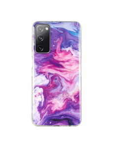 Cover Galaxy S20 FE 5G IMD TPU Marmo Rosa Blu Rosso