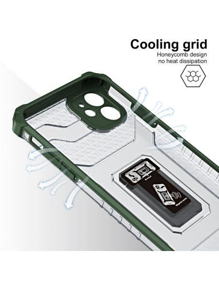 Cover iPhone 11 PC TPU Antiurto Grigio | Melacompro