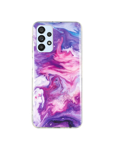 Cover Galaxy A33 5G Marmo Nero TPU Rosso | Melacompro