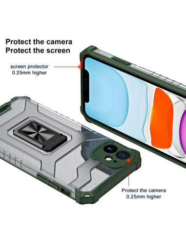 Cover iPhone 11 PC TPU Antiurto Grigio | Melacompro