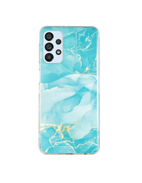 Cover Galaxy A33 5G Marmo Nero TPU Verde | Melacompro