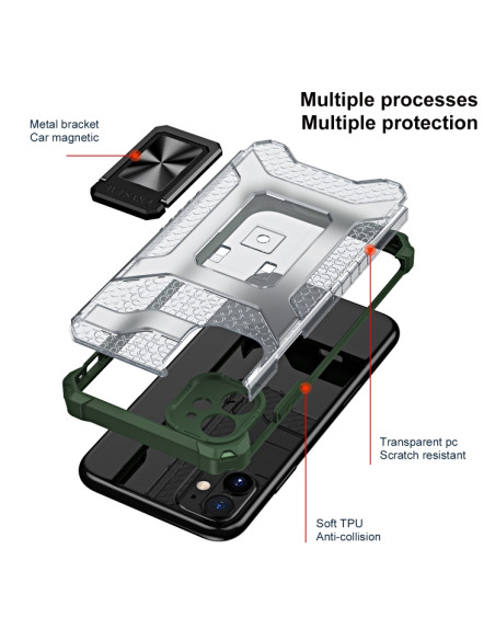 Cover iPhone 11 PC TPU Antiurto Grigio | Melacompro