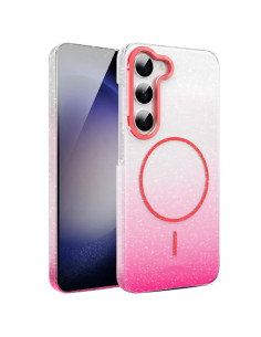 Cover Galaxy S23 5G MagSafe Diamante Glitterato Nero